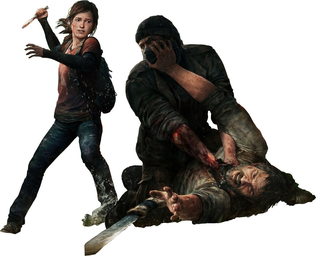 The Lastof Us Ellie Combat Scene PNG Image