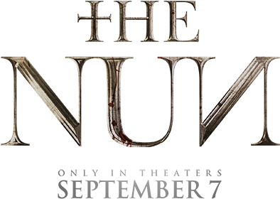 The Nun Movie Title Graphic PNG Image