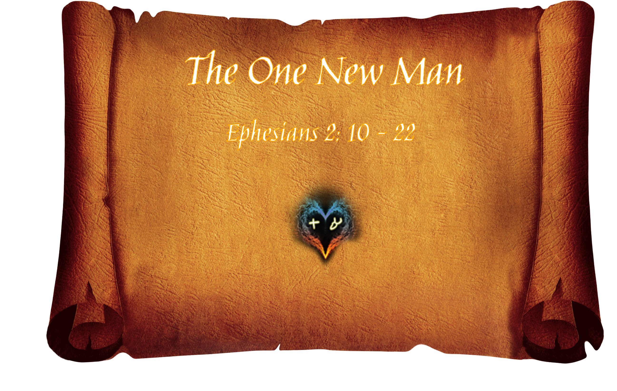 The One New Man Scripture Reference PNG Image