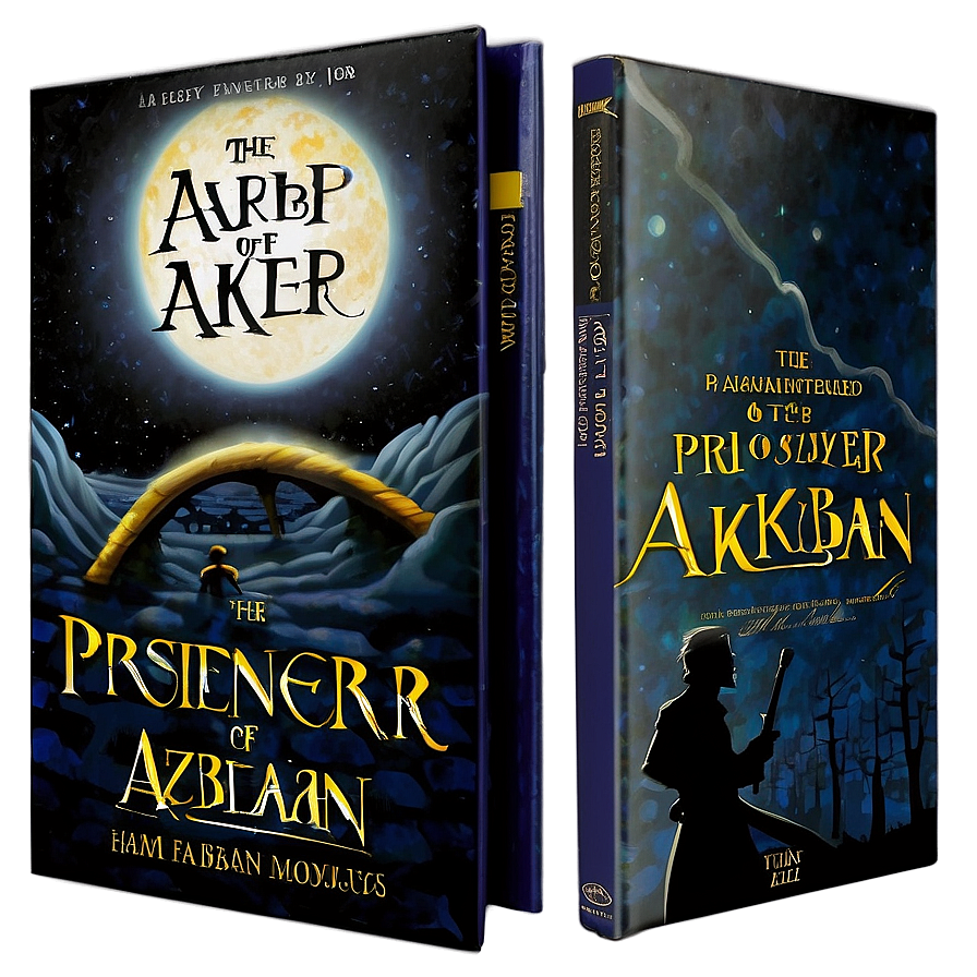 The Prisoner Of Azkaban Book Cover Png Oeu8 PNG Image