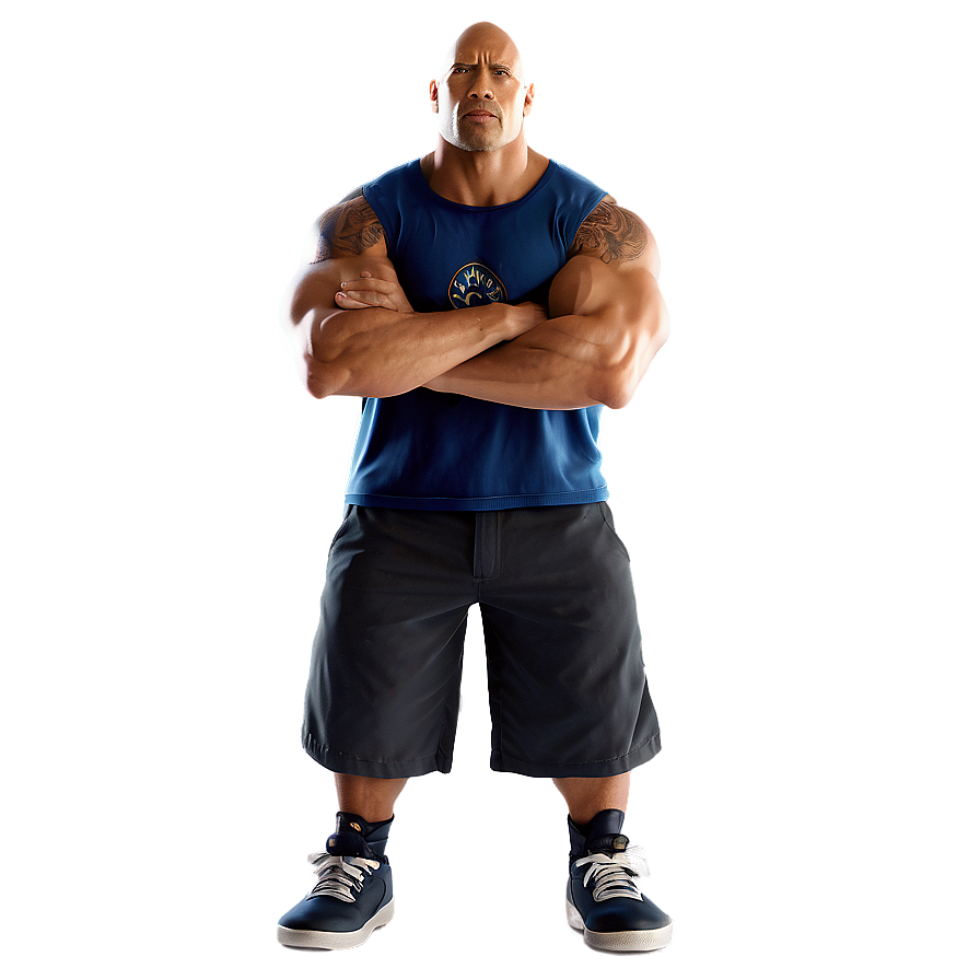 The Rock Animated Character Png Hhv63 PNG Image