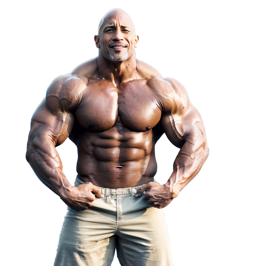 The Rock Bodybuilder Png Tfs PNG Image