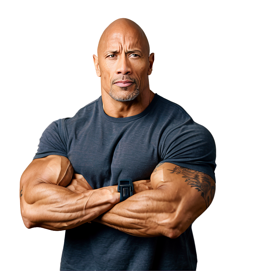 The Rock Flexing Muscles Png 82 PNG Image