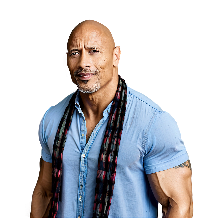 The Rock In Casual Wear Png Wrc73 PNG Image