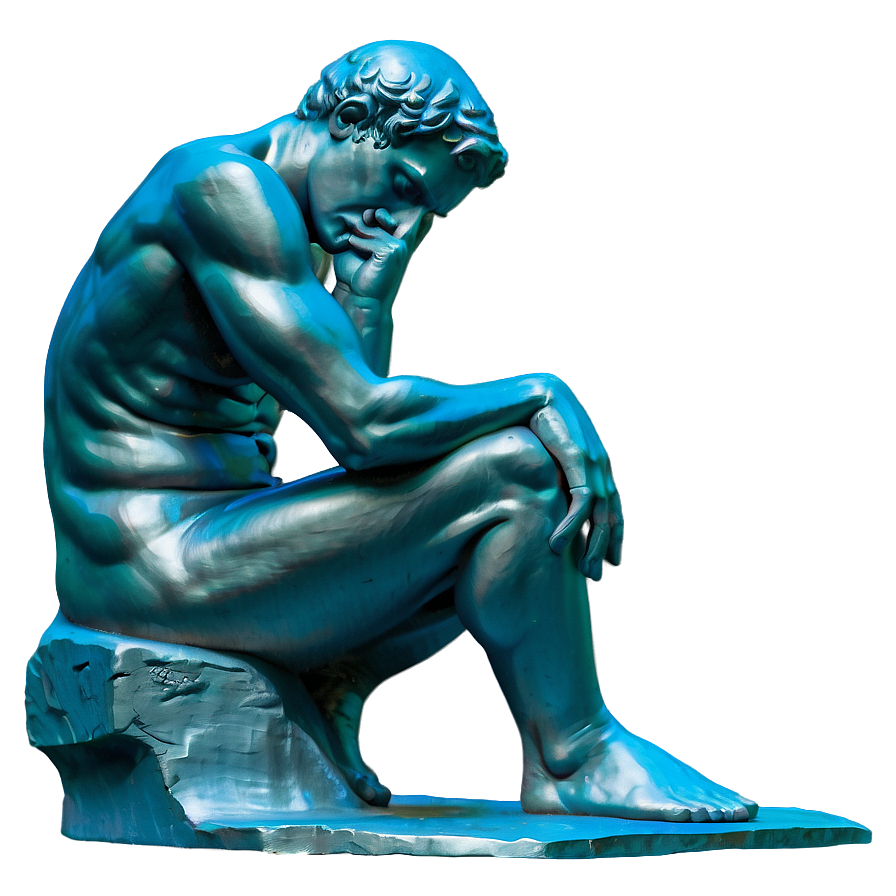 The Thinker In Art History Png Roq51 PNG Image