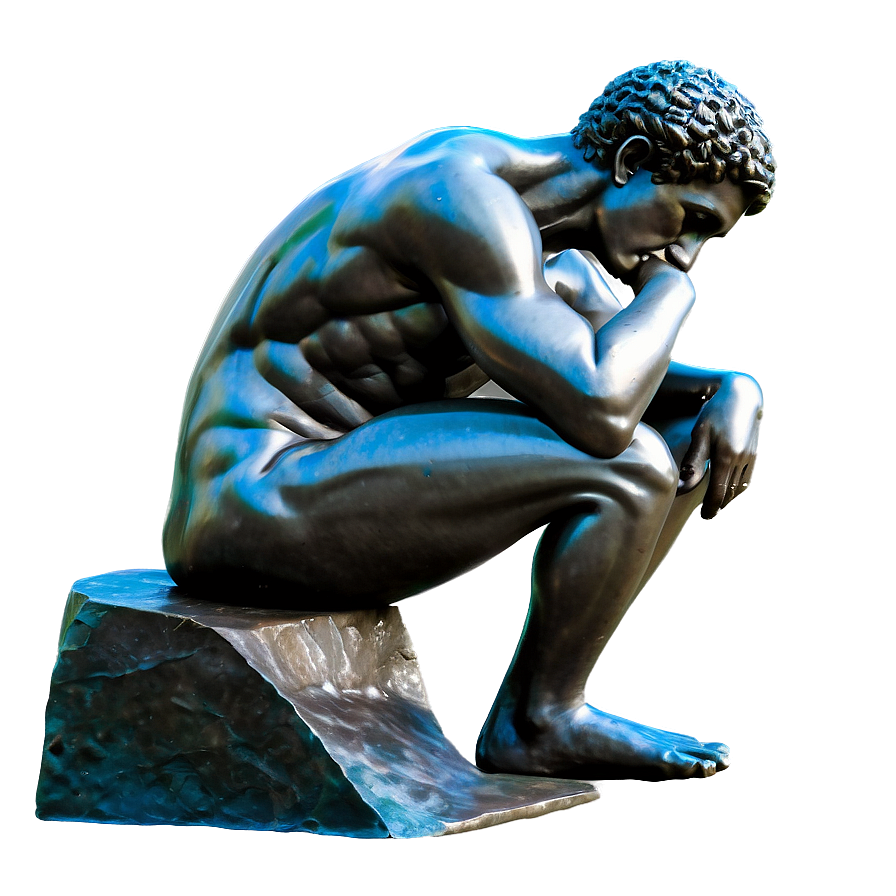 The Thinker In Intellectual Inquiry Png Vpk69 PNG Image