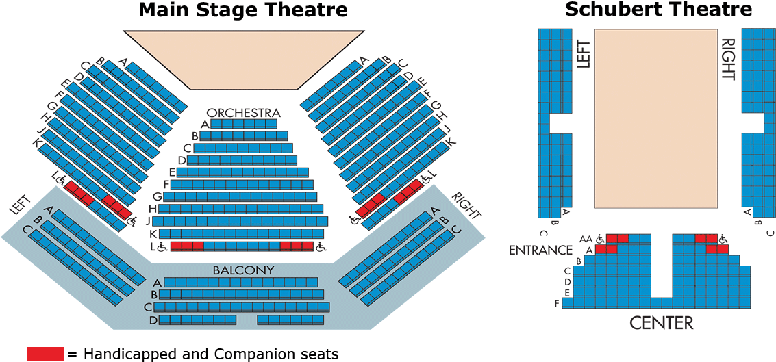 Theatre Seating Layout Comparison PNG Image