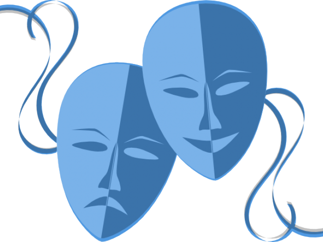 Theatrical_ Masks_ Comedy_and_ Tragedy PNG Image