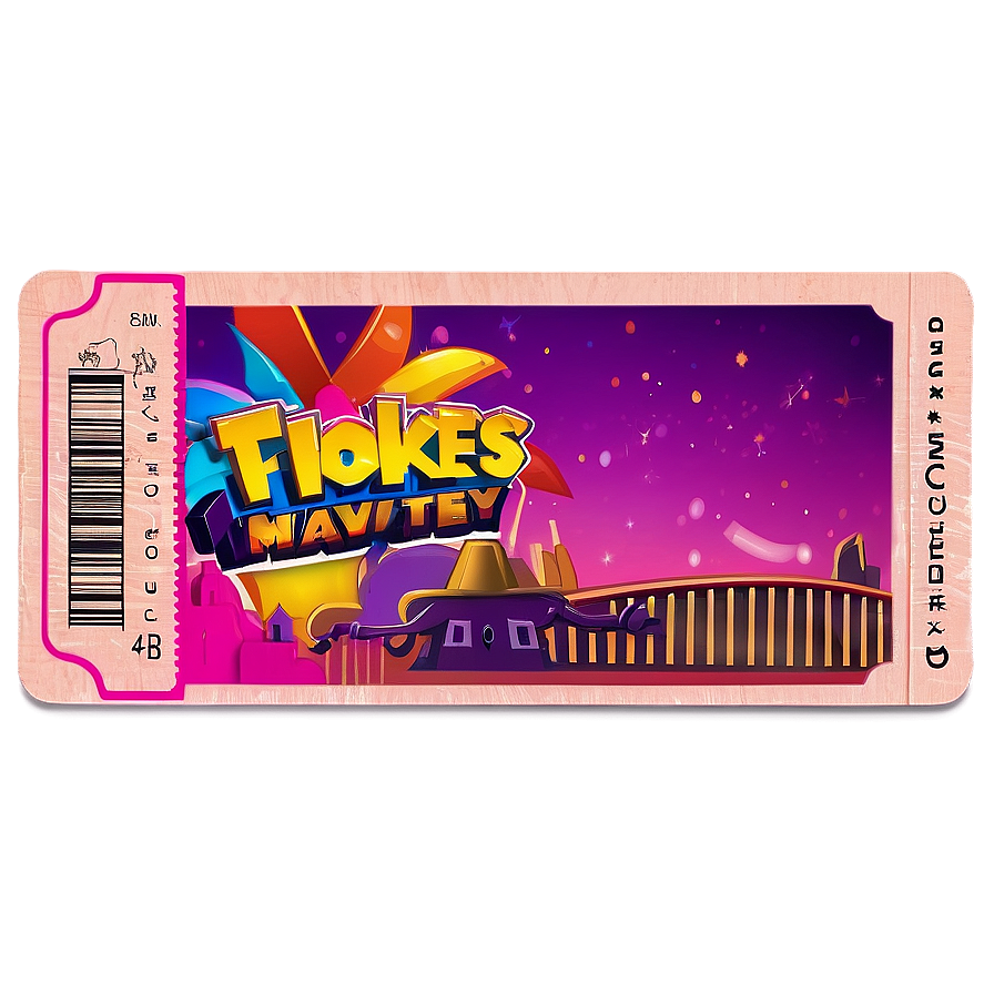 Theme Park Ticket Png Wvw PNG Image