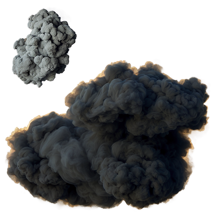 Thick Black Smoke Texture Png 3 PNG Image