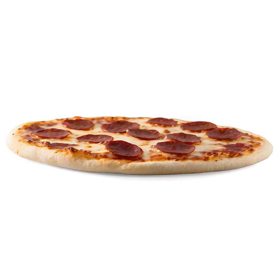 Thin And Crispy Pepperoni Pizza Png Nyj99 PNG Image