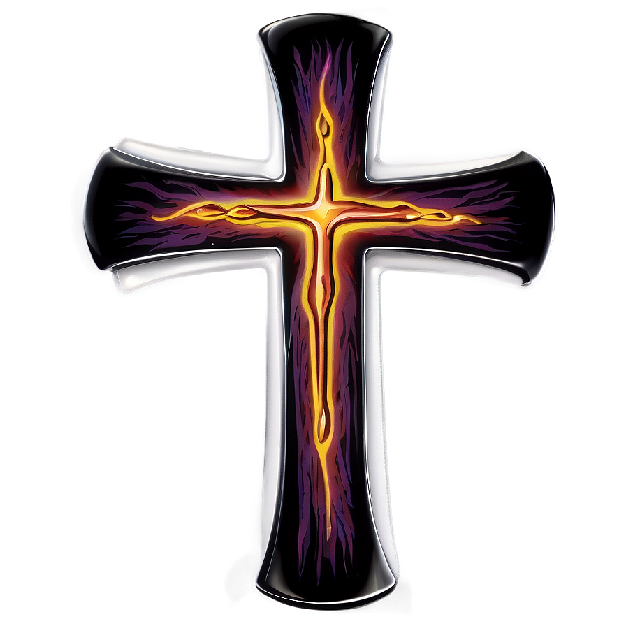 Thin Cross Design Png Jce PNG Image