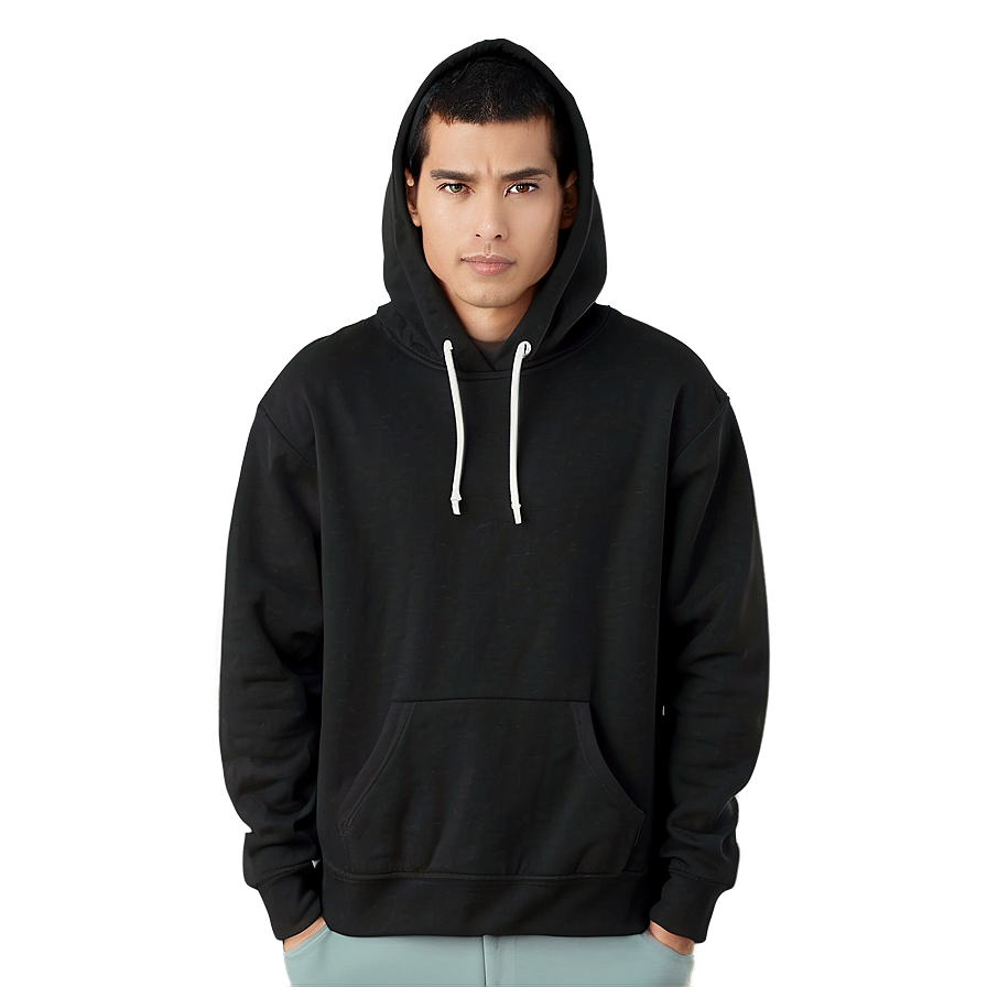 Thin Fabric Black Hoodie Png 66 PNG Image