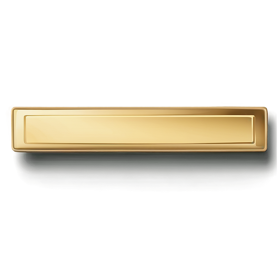 Thin Gold Rectangle Png 43 PNG Image