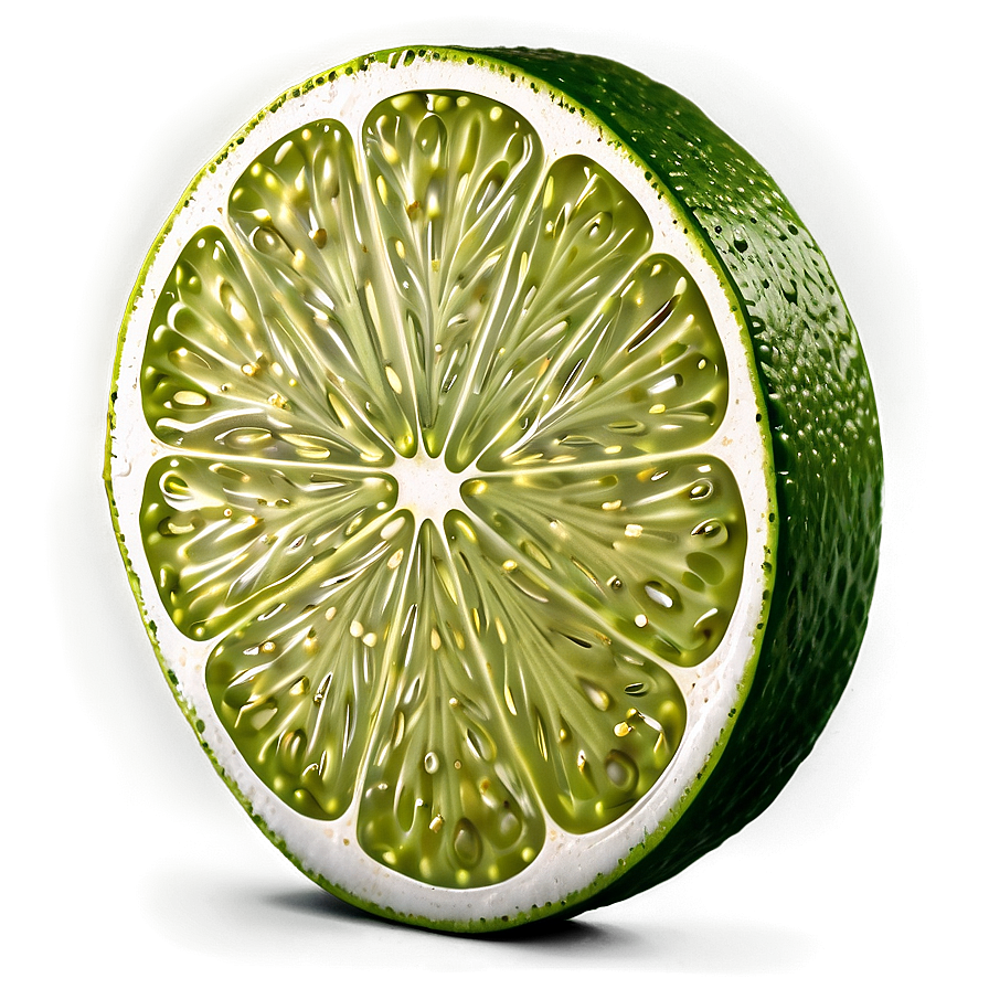 Thin Lime Slice Png Iwv PNG Image