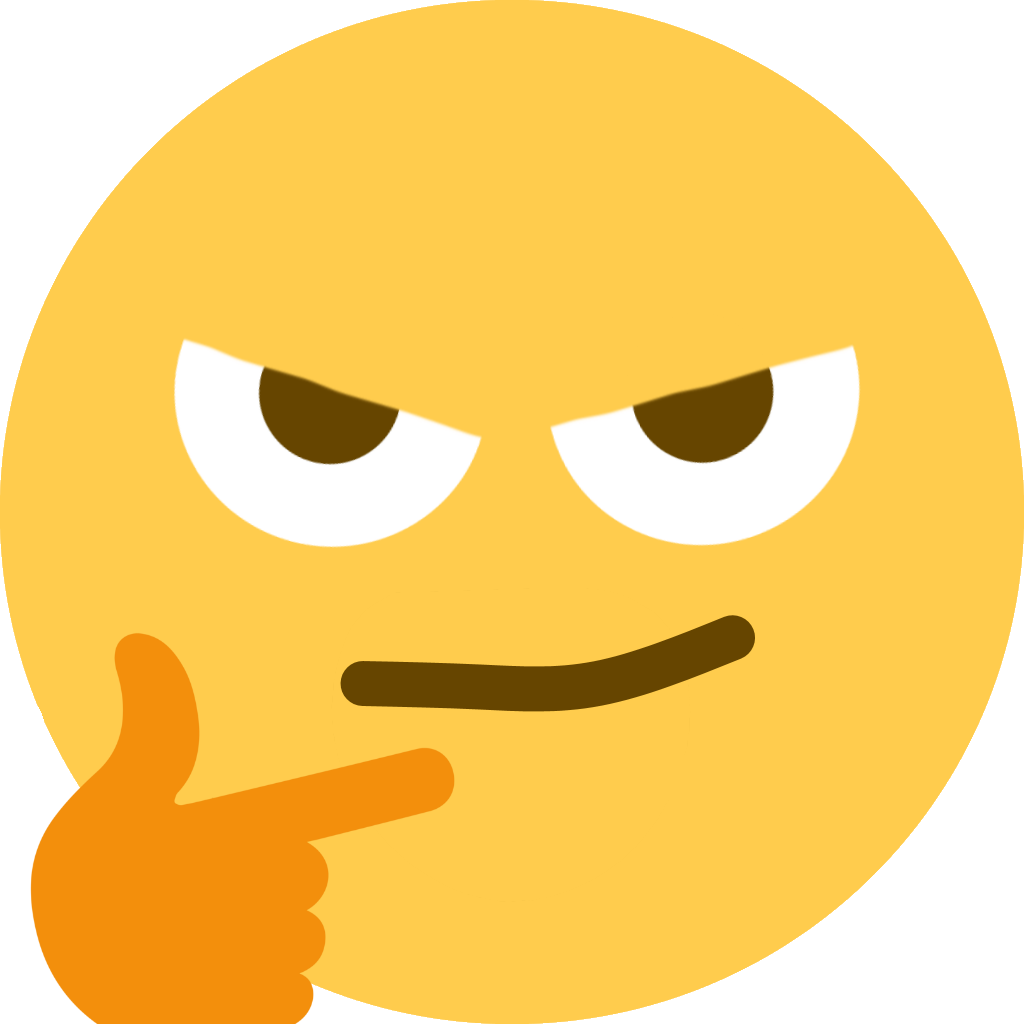 Thinking Face Emoji PNG Image