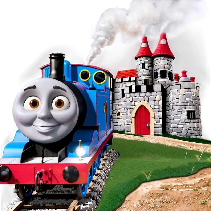 Thomas Visits The Castle Png 06122024 PNG Image