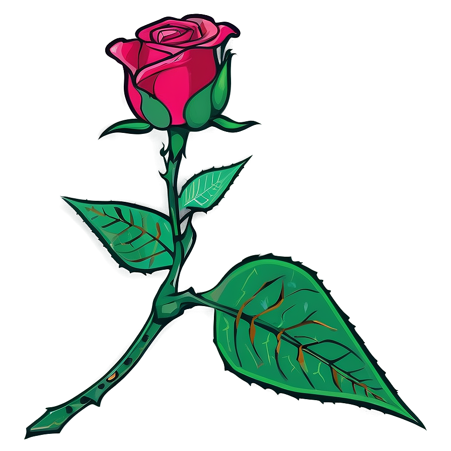 Thorny Rose Clipart Png Qgs PNG Image