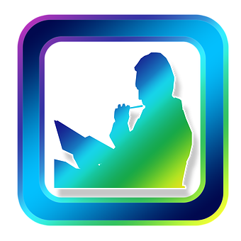 Thoughtful User Icon PNG Image