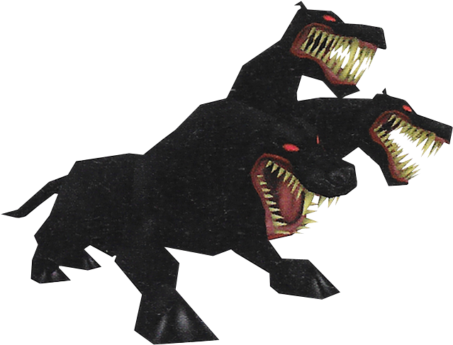 Three Headed Mythical Dog Cerberus.png PNG Image