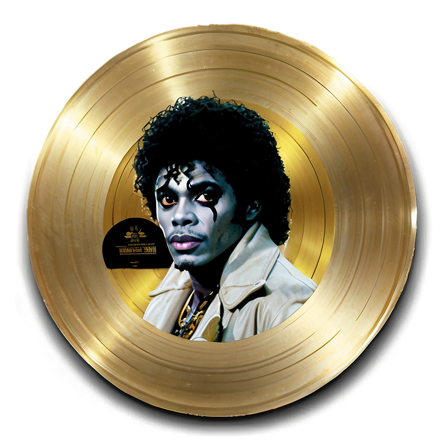 Thriller Album Gold Record Png Vbh25 PNG Image