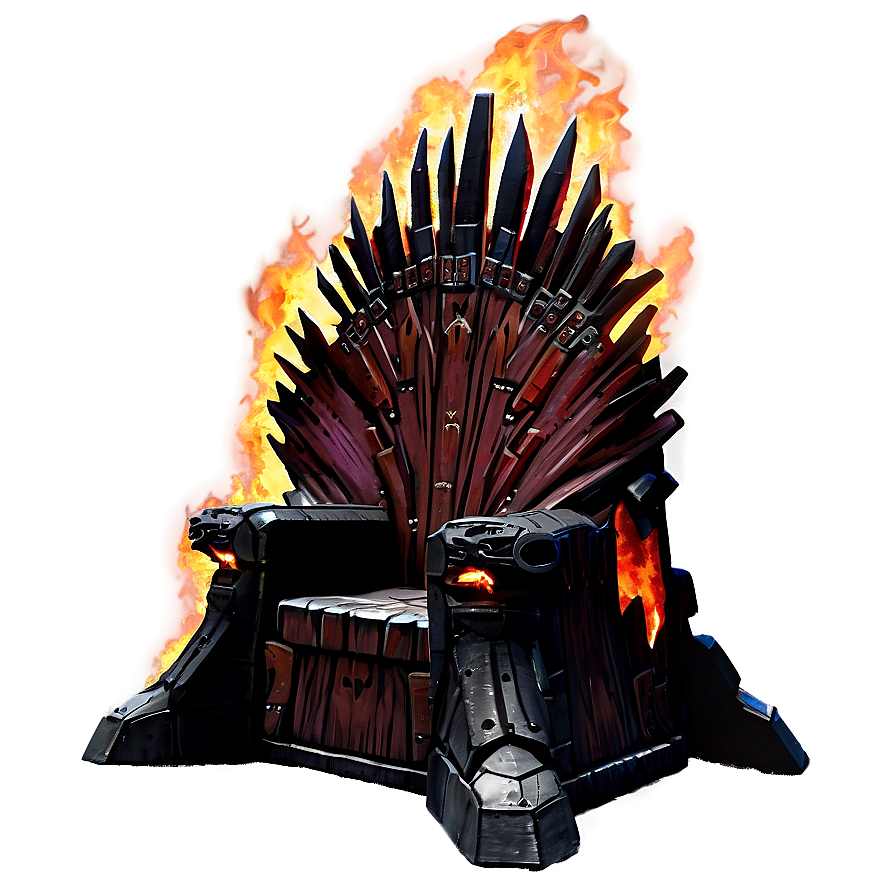 Throne Of Flames Png 05252024 PNG Image