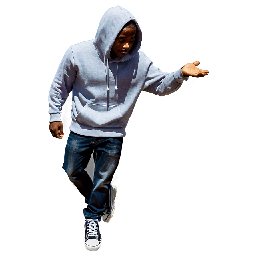 Thug In Hoodie Png 06252024 PNG Image