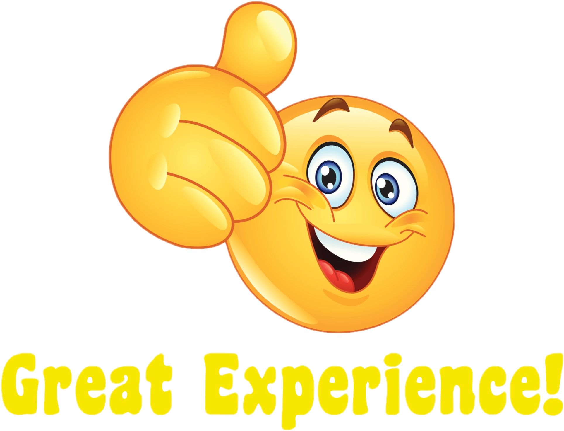 Thumbs Up Emoji Great Experience.png PNG Image