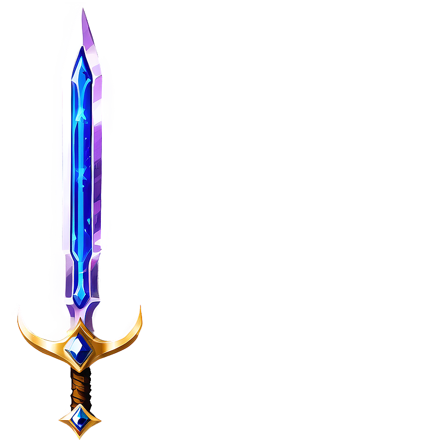 Thunder Diamond Sword Png Ouu23 PNG Image