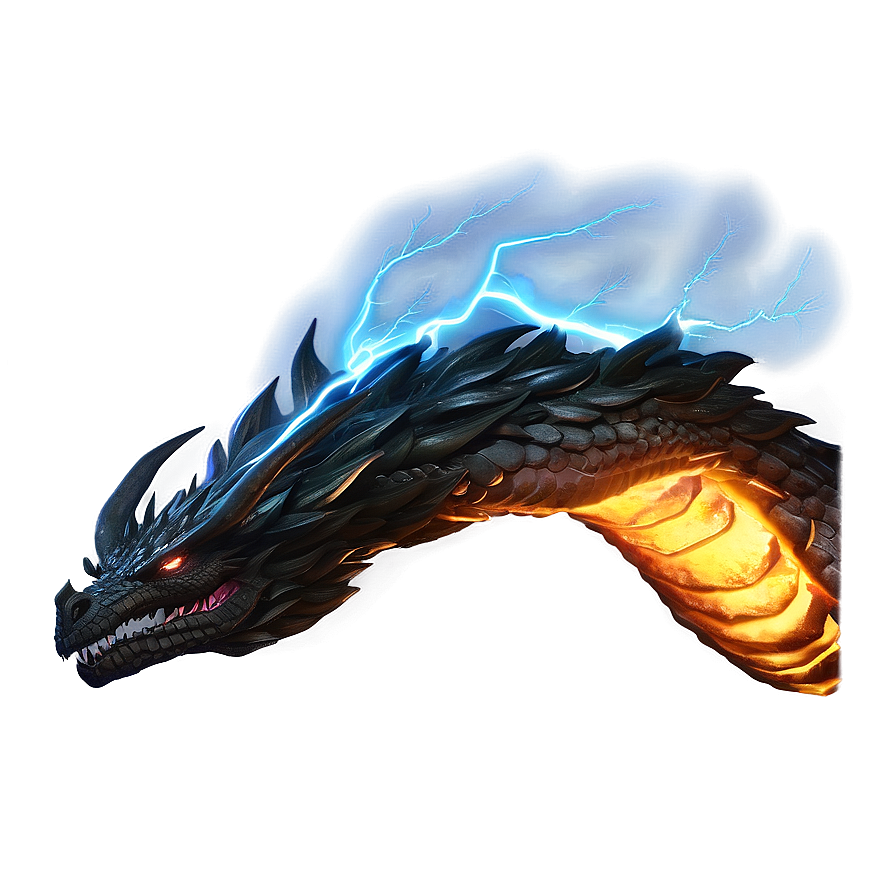 Thunder Dragon Storm Png 05032024 PNG Image