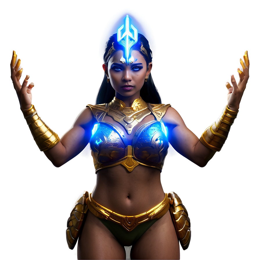 Thunder Goddess Power Png Tpc PNG Image