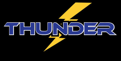 Thunder Logo Design PNG Image