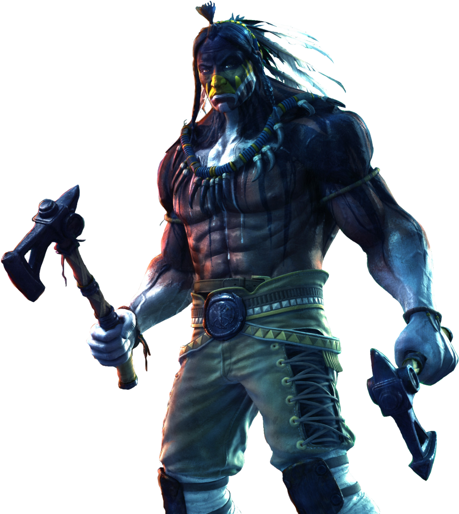 Thunder_ Warrior_ Character_ Render PNG Image