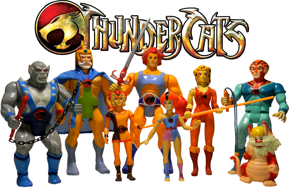 Thundercats Team Action Figures PNG Image