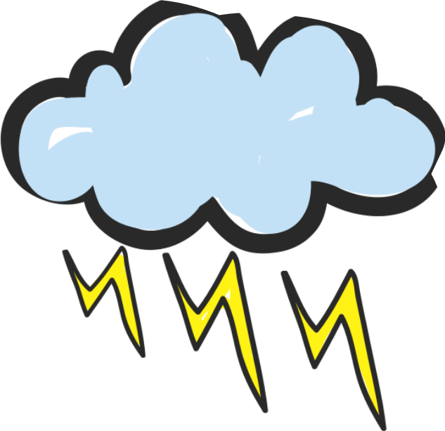 Thunderstorm Cloud Clipart PNG Image