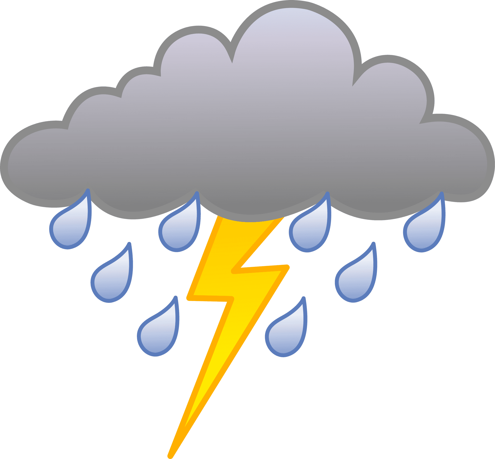 Thunderstorm_ Cloud_with_ Lightning_and_ Rain PNG Image