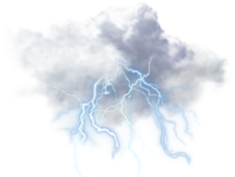 Thunderstorm Cloudsand Lightning PNG Image