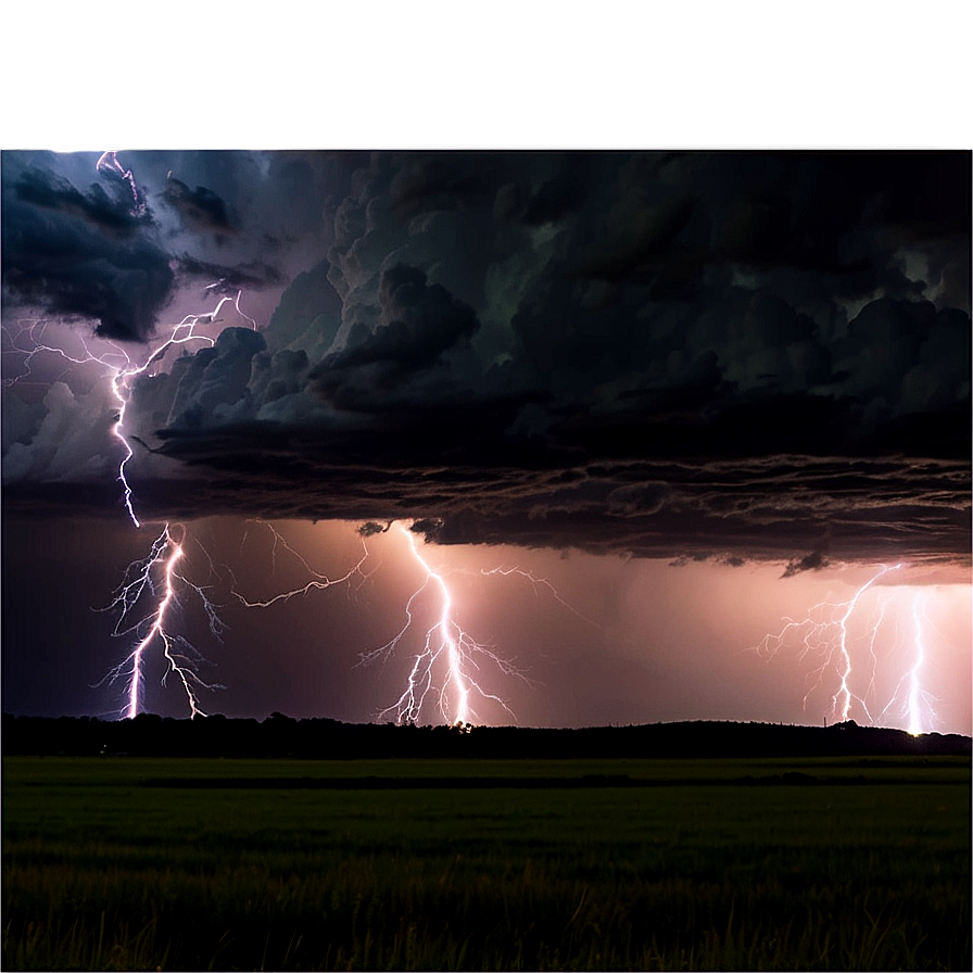 Thunderstorm Lightning Strike Png Vhw PNG Image