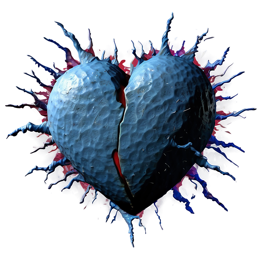 Thunderstruck Broken Heart Png Syx PNG Image