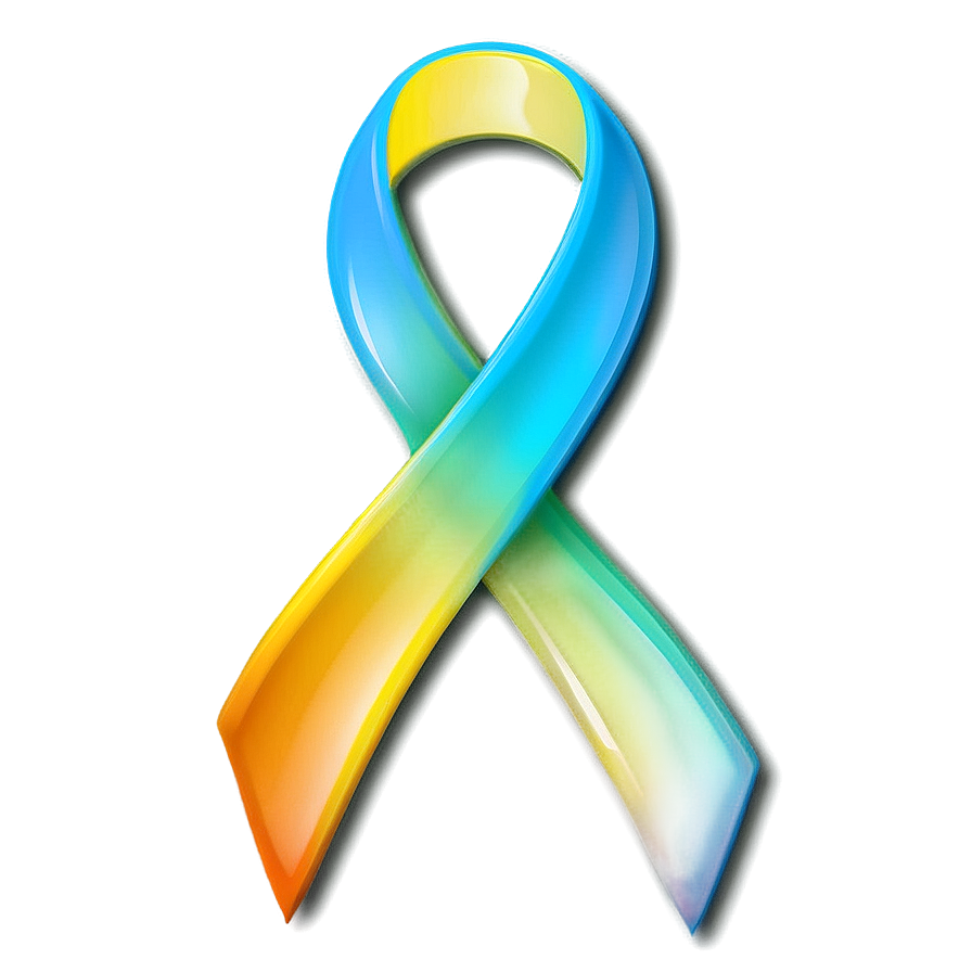 Thyroid Cancer Ribbon Png Hhd PNG Image