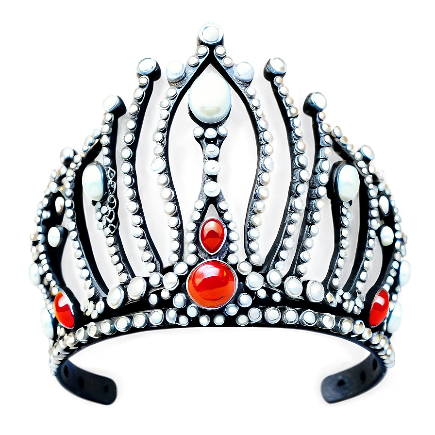 Tiara With Pearls Png 05252024 PNG Image