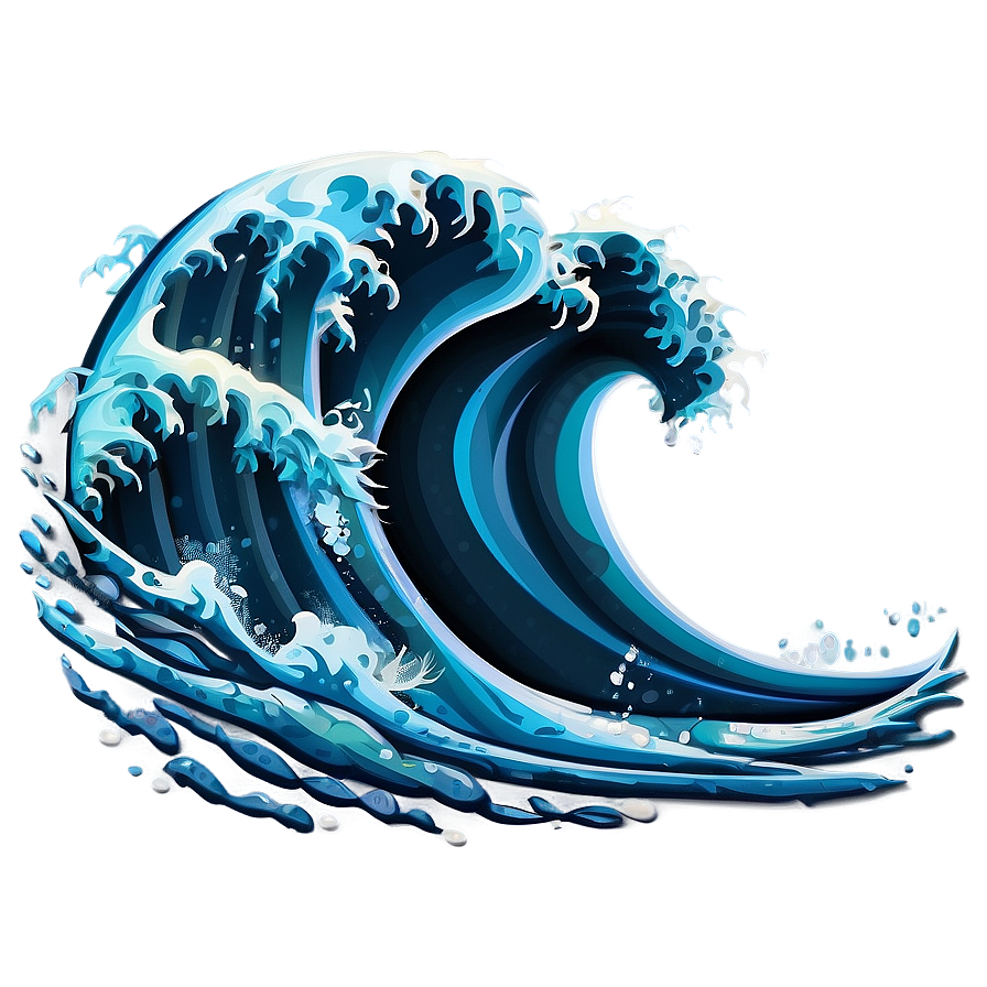 Tidal Wave Cartoon Png Cjh PNG Image