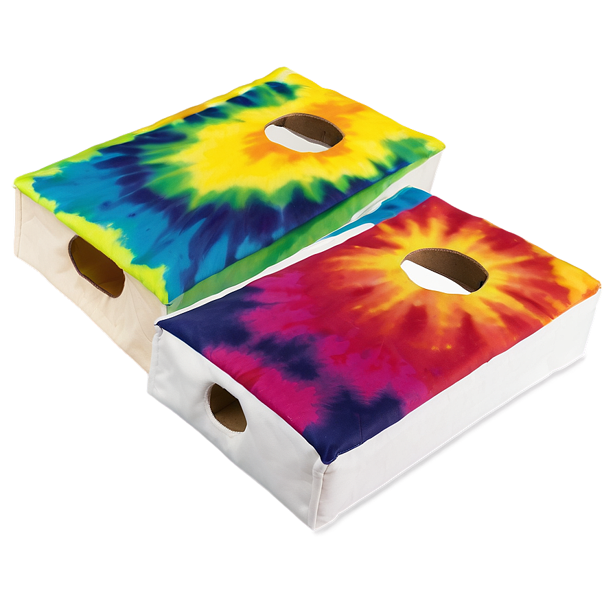 Tie-dye Cornhole Bag Png Lgt PNG Image