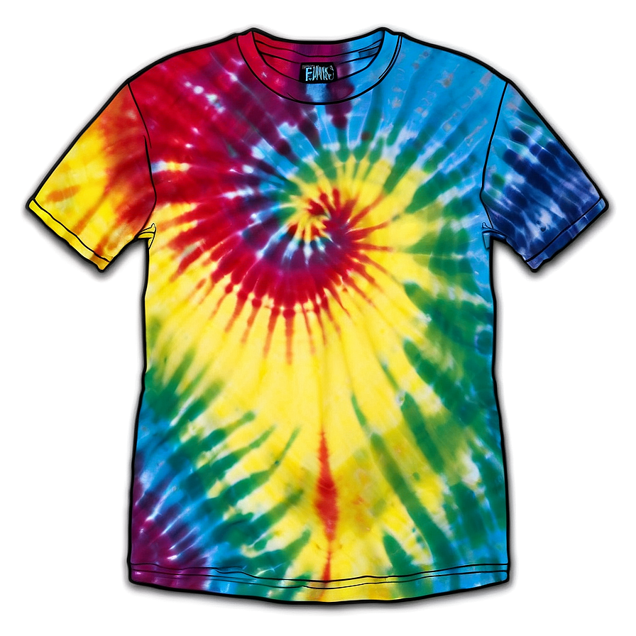 Tie Dye Shirt Fun Design Png Mgt56 PNG Image