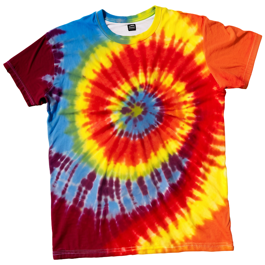 Tie-dye T-shirt Template Png 05252024 PNG Image