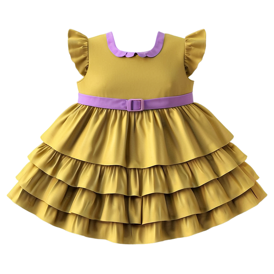 Tiered Ruffle Dress Png 9 PNG Image