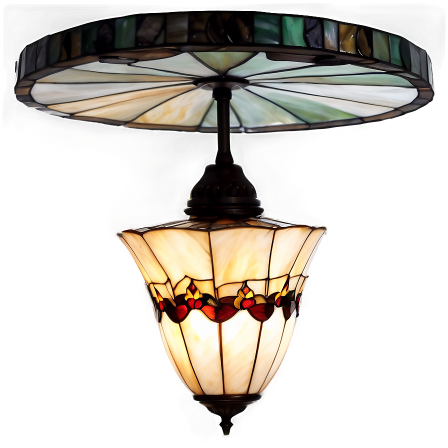 Tiffany Style Ceiling Light Png 1 PNG Image