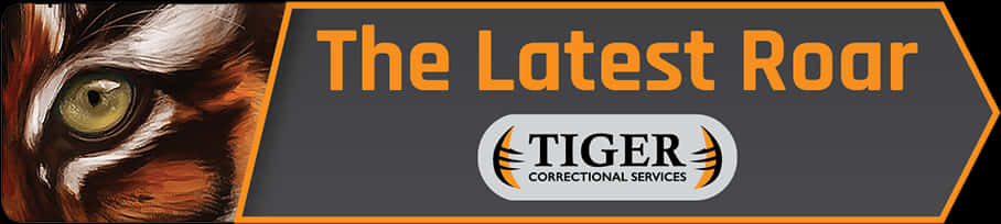 Tiger Correctional Services Banner PNG Image