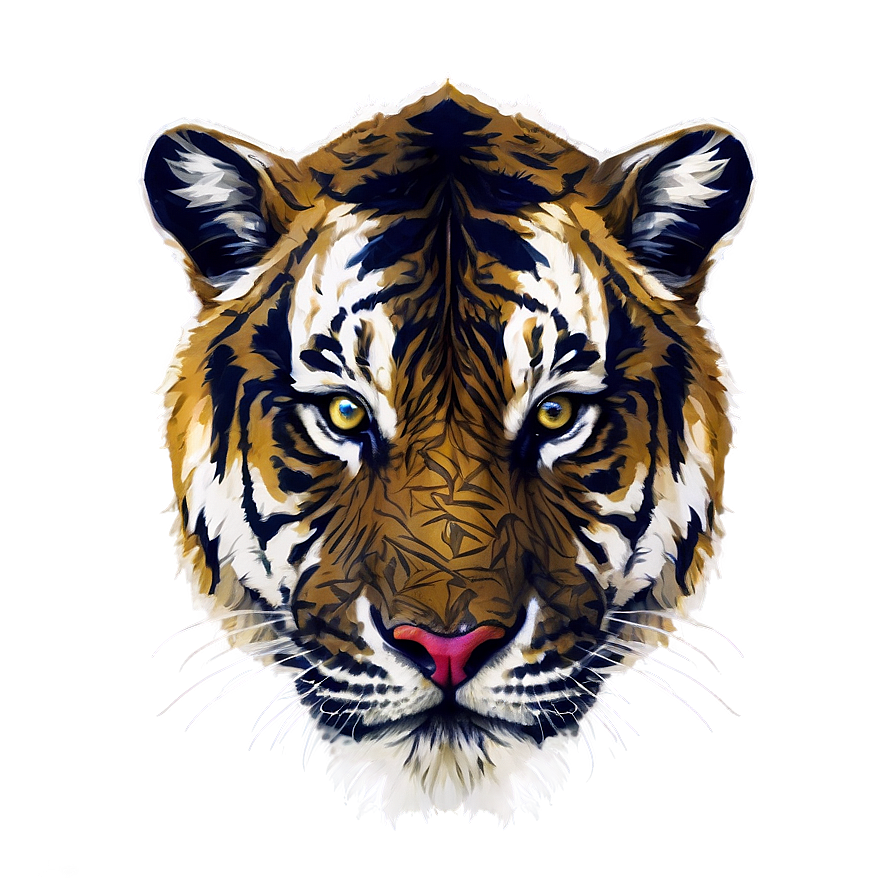 Tiger Face Silhouette Png 92 PNG Image