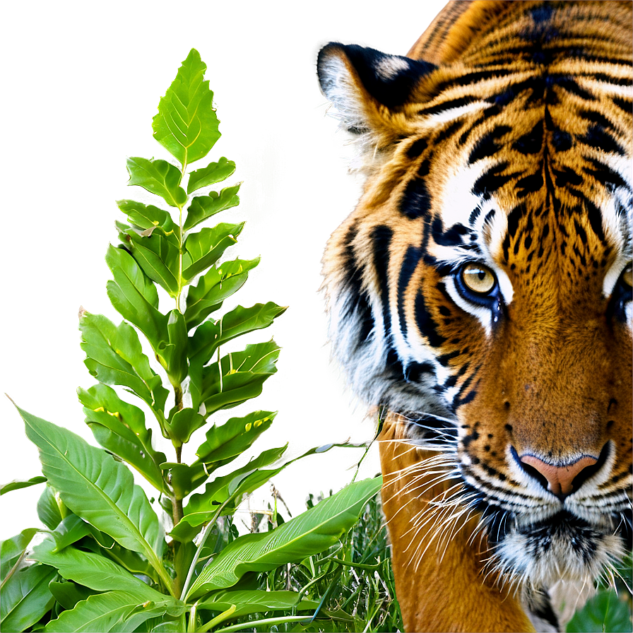 Tiger In Habitat Png Ewl12 PNG Image